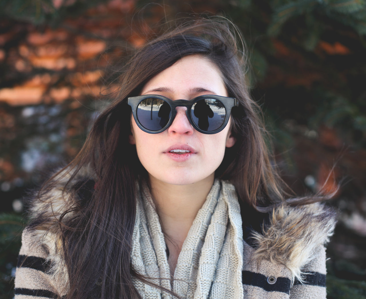 Hepburn Bamboo Sunglasses