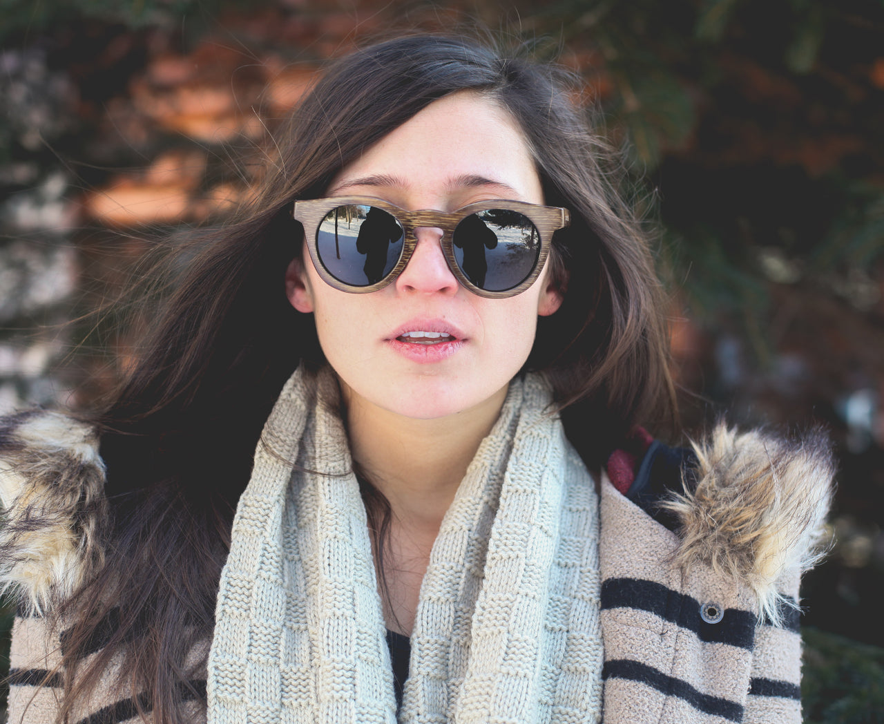 Hepburn Bamboo Sunglasses